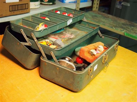 small metal tackle box|metal tackle boxes for fishing.